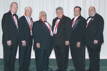 Left to right  Ferdinand Metz  CMC, AAC, HOF; Bruno Marti HAAC; Biagio Dente  CEC,AAC; Bert Cutino CEC,AAC; John Minniti CCE, AAC and Tom Macrina CEC,CCE,AAC