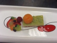 Plated food