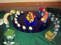 Platter of food
