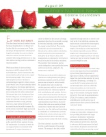 First Page of Culinary Nutrition 
&News: Calorie Countdown