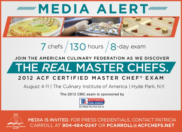 Contact Leah Craig at lcraig@acfchefs.net or (904) 
484-0213