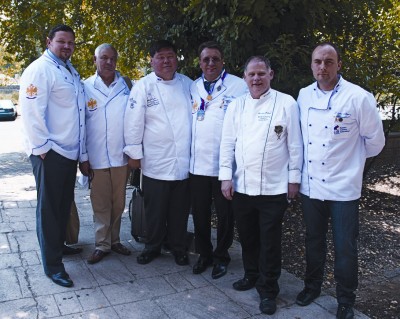 Chef Ty and colleagues at WACS 
Congress