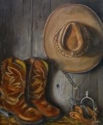 Hat and boots